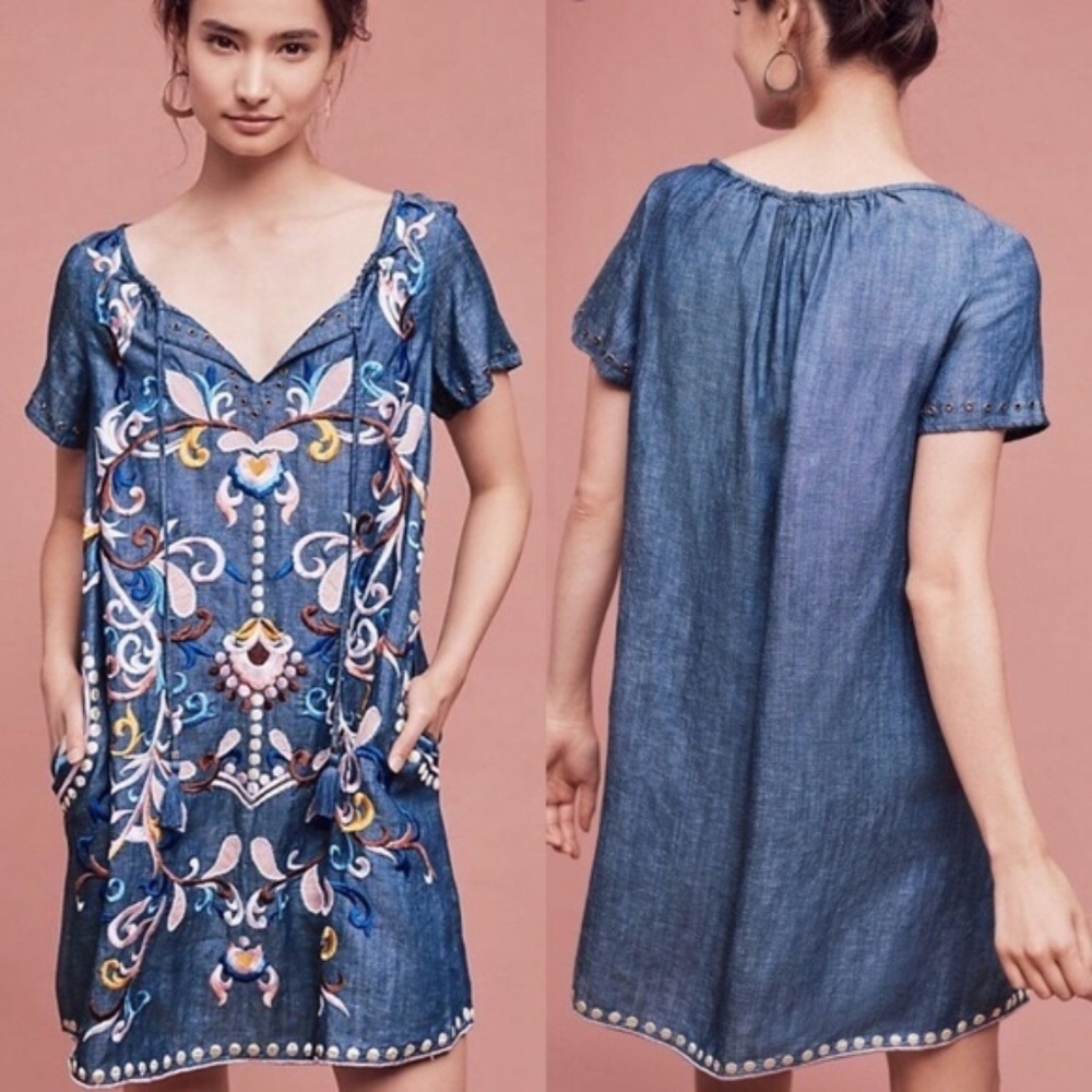 Anthropologie Folklore Tunic Dress